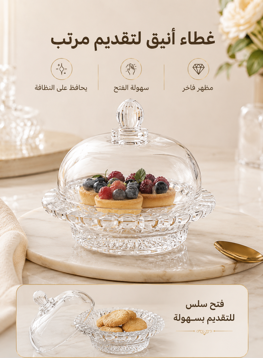 124ml Glass Dessert Cup with Lid, Compact Glass Pudding Cup with Breathable Lid, Reusable Clear Parfait Jar, Suitable for Yogurt Mousse, Ice Cream, Jelly, etc., Mini Glass Bowl with Lid, Ideal for Meal Preparation and Snacks